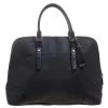 Tumi Black Leather Villa Nivelle Business Satchel For Women