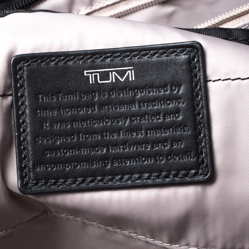 TUMI Black Leather Voyageur Tote For Women - Image 8