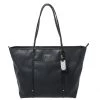 TUMI Black Leather Voyageur Tote For Women