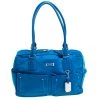 TUMI Azure Blue Nylon Double Pocket Duffel Bag For Women