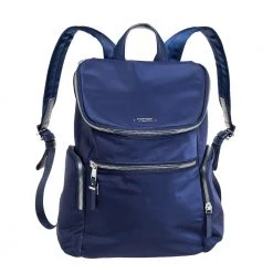 TUMI Navy Blue Nylon Bethany Voyageur Backpack For Women