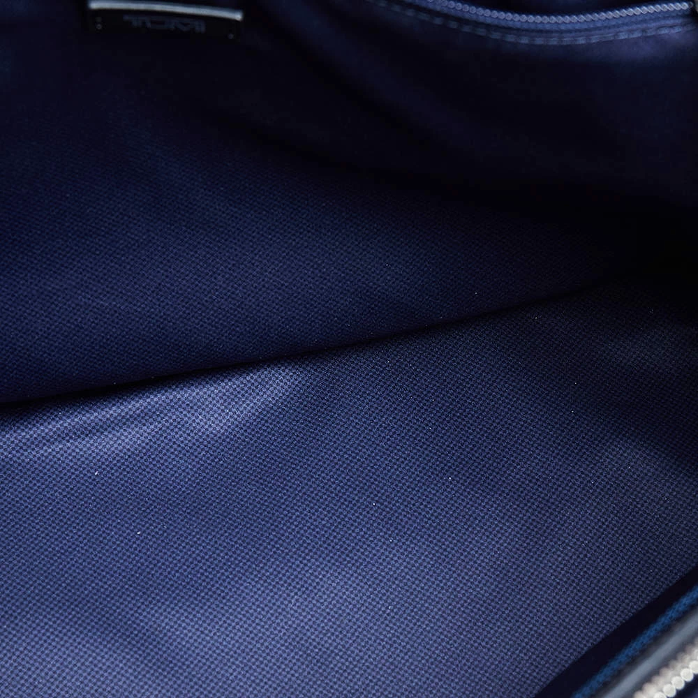 Tumi Black Leather Large And Double Zip Carry All Tote For Women - Image 7