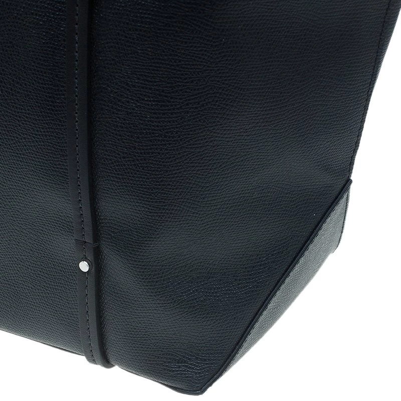 Tumi Black Textured Leather Villa Quintessential Tote For Women - Image 9