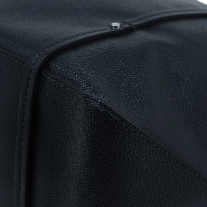 Tumi Black Textured Leather Villa Quintessential Tote For Women - Image 13