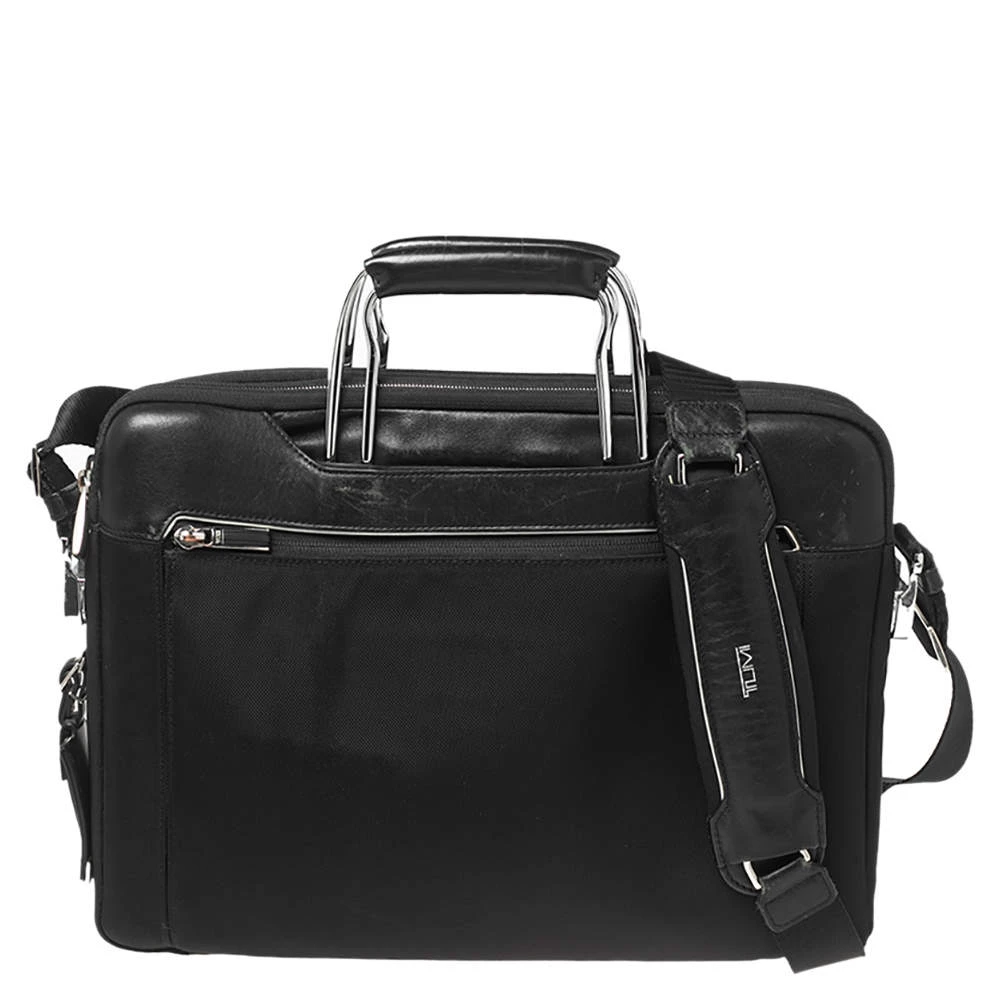 TUMI Black Nylon And Leather Hamilton Arrivè Briefcase For Women