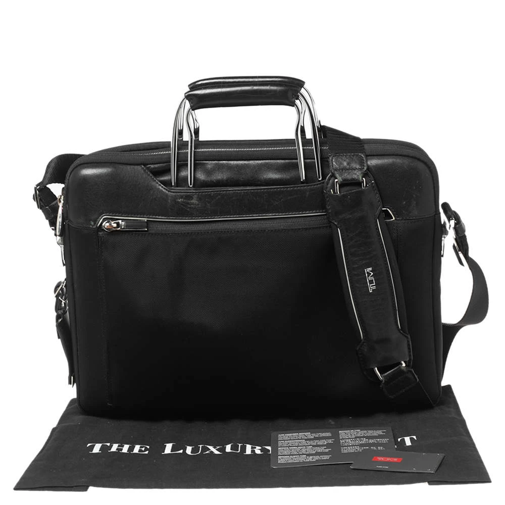 TUMI Black Nylon And Leather Hamilton Arrivè Briefcase For Women - Image 10