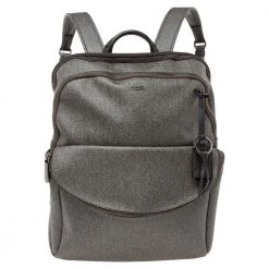TUMI Grey Coated Canvas Stanton Hettie Backpack For Women