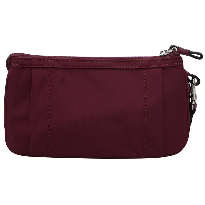 Tumi Burgundy Nylon And Leather Voyageur Pouch For Women - Image 3