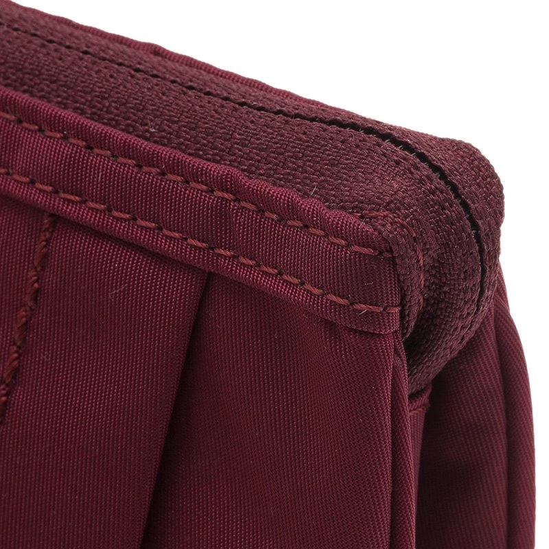 Tumi Burgundy Nylon And Leather Voyageur Pouch For Women - Image 5