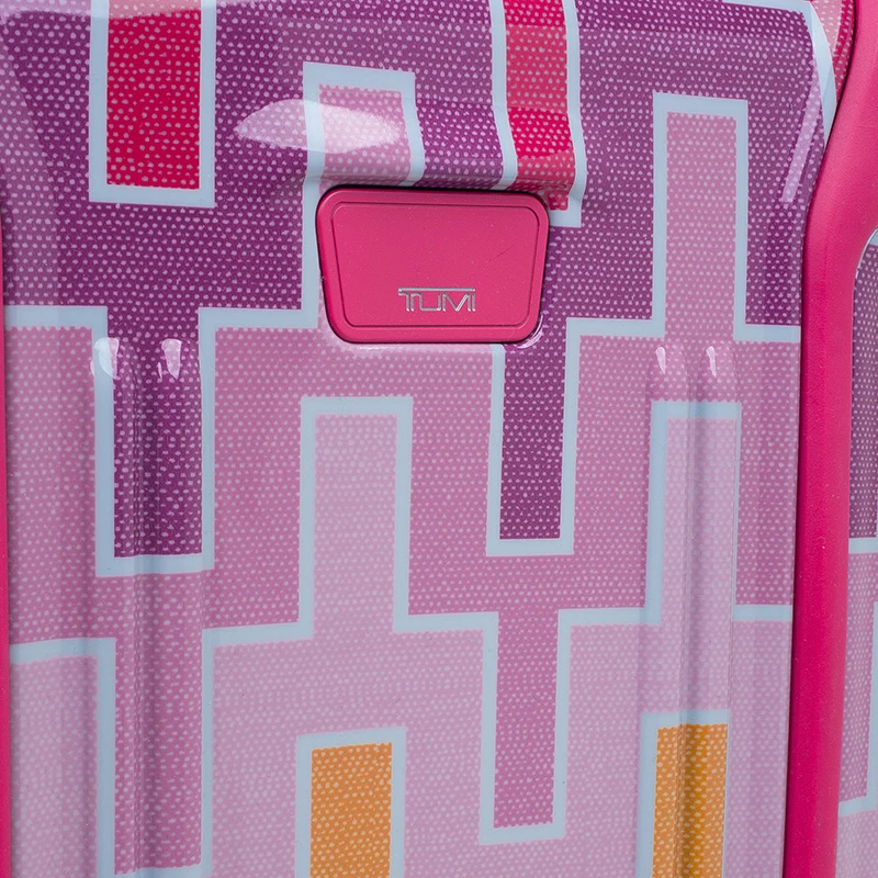 Tumi Multicolor Geometric Patterns Plastic X Jonathan Adler Continental Carry-On Suitcase For Women - Image 10